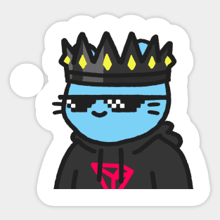 Tron Cool Cat King Sticker